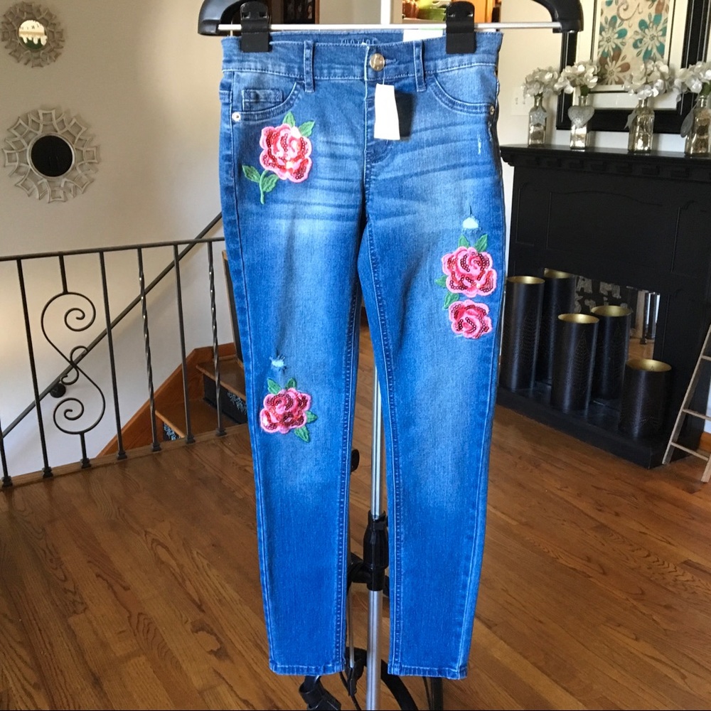 Justice girls 12 Slim jeans